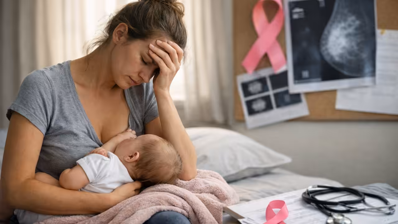 breast cancer breastfeeding delay diagnosis mother awareness